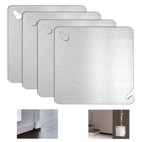 blank metal cover plate for electrical boxes|4 square electrical box cover.